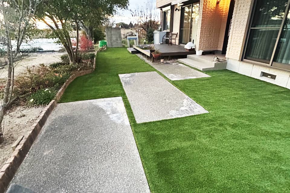 豊田市K様邸人工芝施工